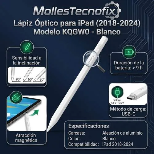 Lápiz Óptico para iPad 2018-2024 Vention