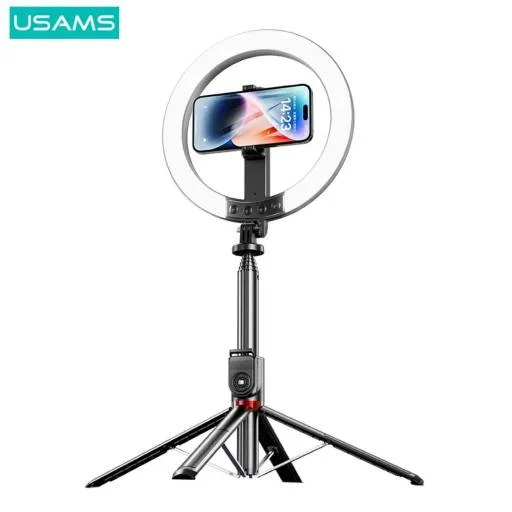 Palo Selfie con Trípode y Aro de Luz 10" USAMS ZB323