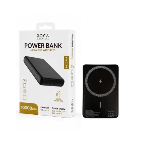 Power Bank ROCA PB10/M3 10.000mAh Magnético
