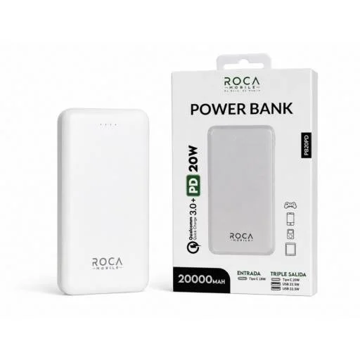Power Bank ROCA PB20PD 20.000mAh 20W